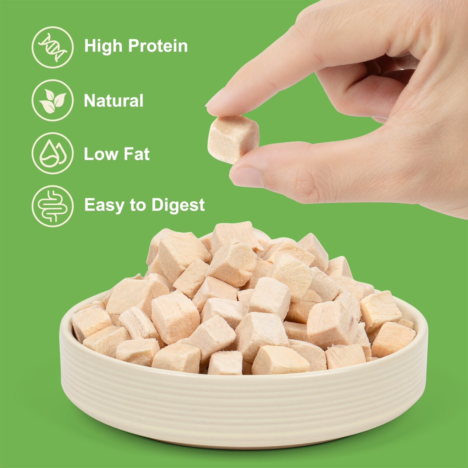 MON2SUN Chicken Freeze Dried Dog Treats, 10.6 oz