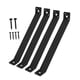 thumbnail image 2 of Kit de soporte para pérgola de 4 soportes de ángulo de 45 degree, soporte estable y grueso, bricolaje, para postes de madera y vigas, conector para casas en Estilo A, 2 of 8
