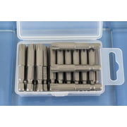 TEMO 25 pc T45 Torx 6 point 2 Inch (50 mm) Screwdriver Insert Bits