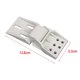 thumbnail image 3 of Bisagra universal para puerta de congelador (2 unidades), bisagra plegable para congelador, bisagra universal robusta para congelador, bisagras de plástico para aviones RC, bisagras de plexiglás,, 3 of 4