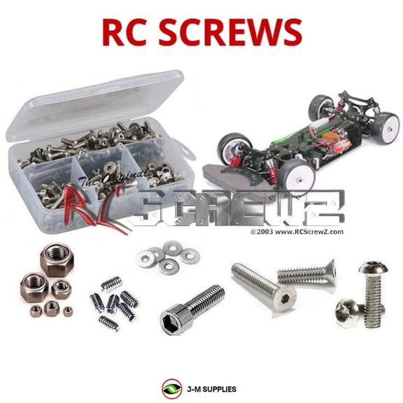RCScrewZ Stainless Steel Screw Kit tam002 for Tamiya Evolution II RC Car | SET