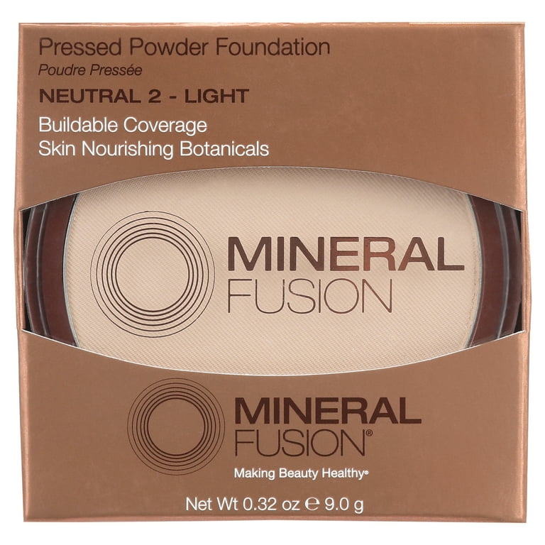 Mineral Fusion Pressed Powder Foundation, Neutral 2, 0.32 oz