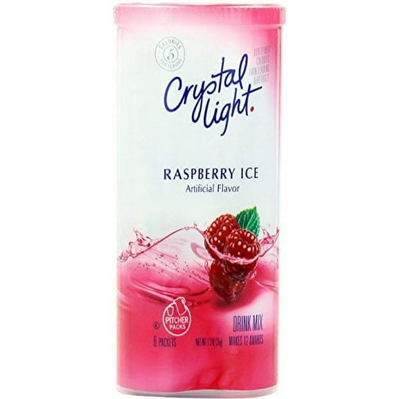 Crystal Light Raspberry Ice Drink Mix 1.3 oz (Pack of 3)