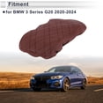thumbnail image 3 of Car Center Console Cover for BMW 3 Series G20 2020-2024 Wine Red 1 Pc, 3 of 7
