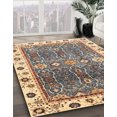 thumbnail image 2 of Ahgly Company Indoor Rectangle Abstract Coffee Brown Oriental Area Rugs, 5' x 7', 2 of 6