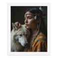 thumbnail image 5 of Paint By Numbers Kit for Adults Beginner - DIY Serene Woman With Majestic Wolf Canvas Painting Kits for Adults, Frameless Paint By Number for Adults for Home Wall Decor 16x20 Inch, 5 of 7