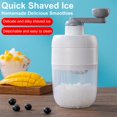 thumbnail image 4 of Manual Ice Crusher 1000ml Hand-Crank Ice Shaver with Ice Freezing Mold Mini Portable Manual Ice Shredding Machine Reusable Detachable Manual Ice Shaver for Making Snow Cones, 4 of 11