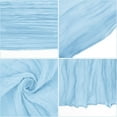 thumbnail image 6 of Dalrosia Table Runner Cheesecloth 6FT Boho Gauze Fabric Rustic Sheer Cheese Cloth Runners for Wedding Bridal Shower Party Decoration, 6 of 7
