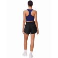 thumbnail image 3 of Shorts PINSPARK de cintura alta para running y gimnasio con 2 bolsillos con cierre, 3 of 5