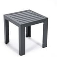 thumbnail image 4 of LeisureMod Chelsea Modern Aluminum Outdoor Chaise Lounge Chair with Side Table & Cushions, 4 of 16