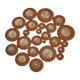 thumbnail image 1 of 25 uds almohadillas de cuero para saxofón, repuesto, piezas de reparación, accesorios para instrumentos con almohadillas para saxofón para Alto de, 1 of 9