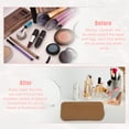 thumbnail image 7 of Silicone Makeup Brush Bag Travel Essentials Makeup Brush Organizer Portable Makeup Brushes Case Brown, 7 of 7
