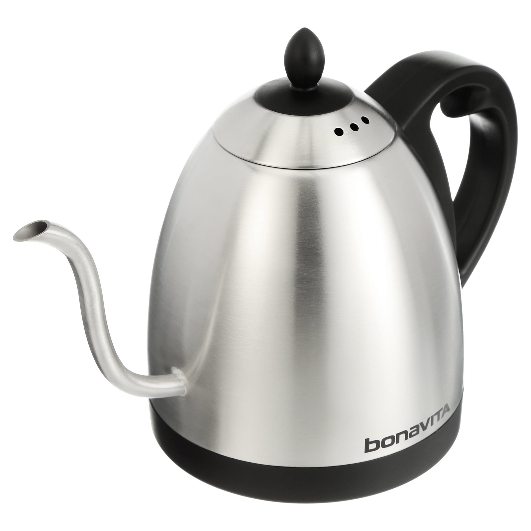  Bonavita 1L Digital Variable Temperature Gooseneck Electric  Kettle for Coffee Brew and Tea Precise Pour Control, 6 Preset Temps, Café  or Home Use, 1000 Watt, Stainless Steel: Home & Kitchen