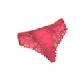 thumbnail image 4 of Blmnix Womens Underwear Cheeky Plus Size Thong Underwear Boxer Red Lace Panties Women Underwear Pack, 4 of 5