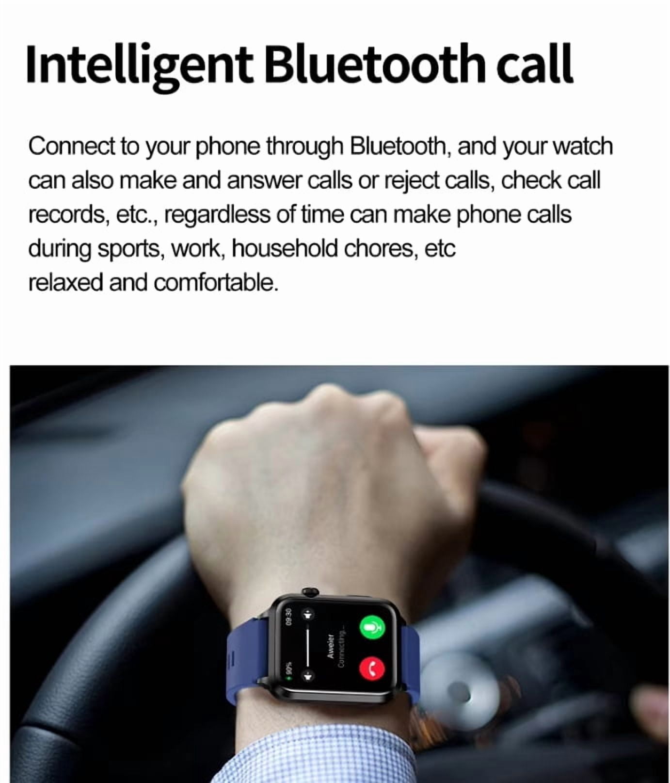 LAATIKUI ET580 smart watch bluetooth call monitoring sports waterproof smart watch