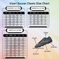 thumbnail image 5 of Vizari Blossom Soccer Cleats for Kids, Toddlers, and Youth – Comfortable and Durable Firm Ground Outdoor Shoes - Blue/Pink, 5, 5 of 9