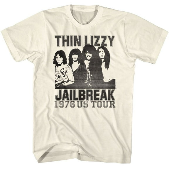 Thin Lizzy Jailbreak Natural Adult T-Shirt