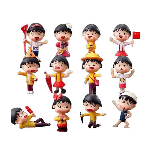 Figura de anime coleccionable Chibis Marukos Chans, 5,5 cm