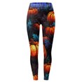 thumbnail image 2 of Gibobby Leggings Mujer Mallas con estampado Halloween para mujer, mallas paraportivas con Control Yoga para mujer, mallas talle（Azul， L), 2 of 4