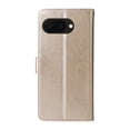thumbnail image 3 of For Google Pixel 9a 6.3 inch Embossed Butterfly Flowers With Card Slots And A Cash Compartment Shockproof Kickstand Flip Leather Phone Case For Women,Gold,For Google Pixel 9a, 3 of 8