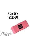 Pen + Gear Pink Erasers, 2 Count