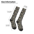 thumbnail image 2 of KLL Rose Flowers Print Cool Socks Men's Women's Crew Socks Funny Crazy Novelty Stockings, 2 of 6