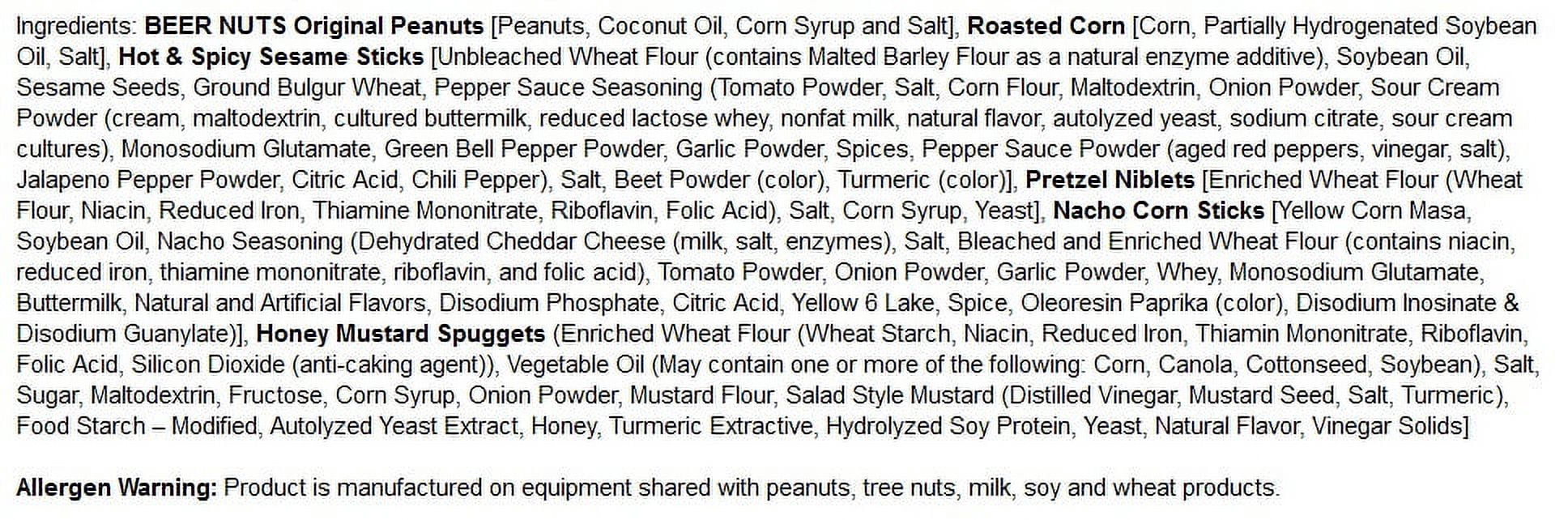 Beer Nuts Brand Snacks Original Bar Mix, 32oz