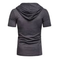 thumbnail image 4 of Playera Slim Fit Hombre Moda Casual Manga Corta Con Capucha, 4 of 7