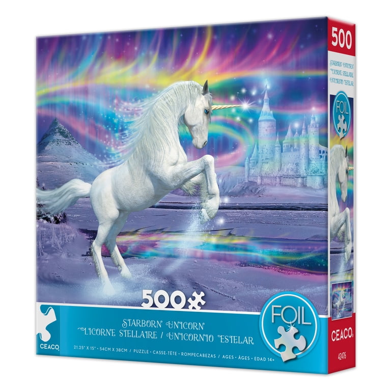 Ceaco Anthony Christow Starborn Unicorn 500-PC Interlocking Jigsaw