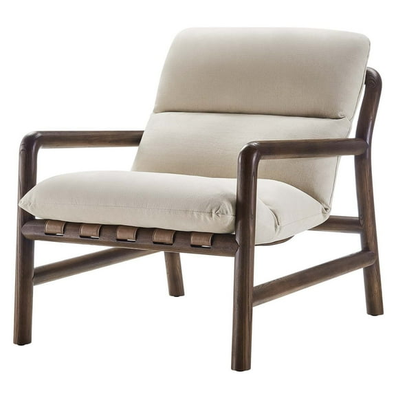 Armchair Accent Chair, Beige Sand, Fabric, Mid Century Living Lounge Cafe Lobby Hospitality Restaurant, Modern Contemporary HB36688