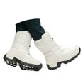 thumbnail image 3 of Daznico Couple Adult Snow Boots Waterproof Cotton Padded Thickened Warm Shoes,Size 6.5, 3 of 7