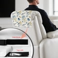 thumbnail image 4 of TSOVTHRID Starfish Seashell Coral Print Recliner Headrest Cover, Non Slip Sofa Headrest Protector, Waterproof PU Recliner Head Rest Cover for Sofa,Furniture,Living Room 17x27in, 1 PCS, 4 of 7
