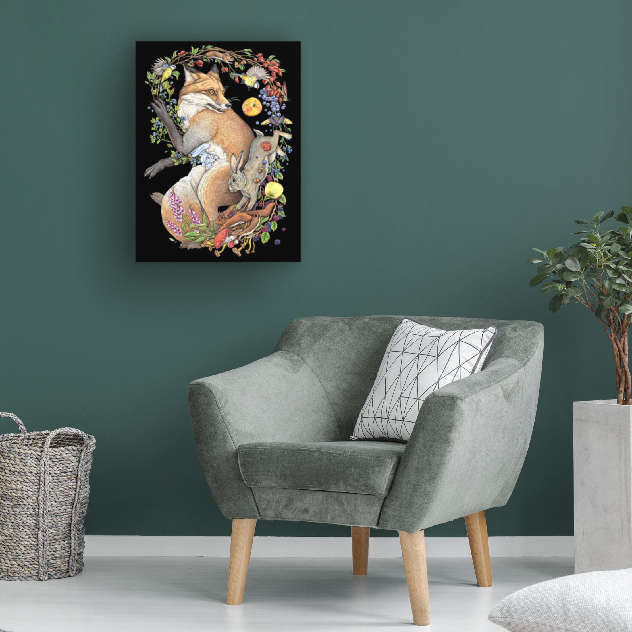 Trademark Fine Art Lea Chaillaud Foxglove Canvas Wall Art