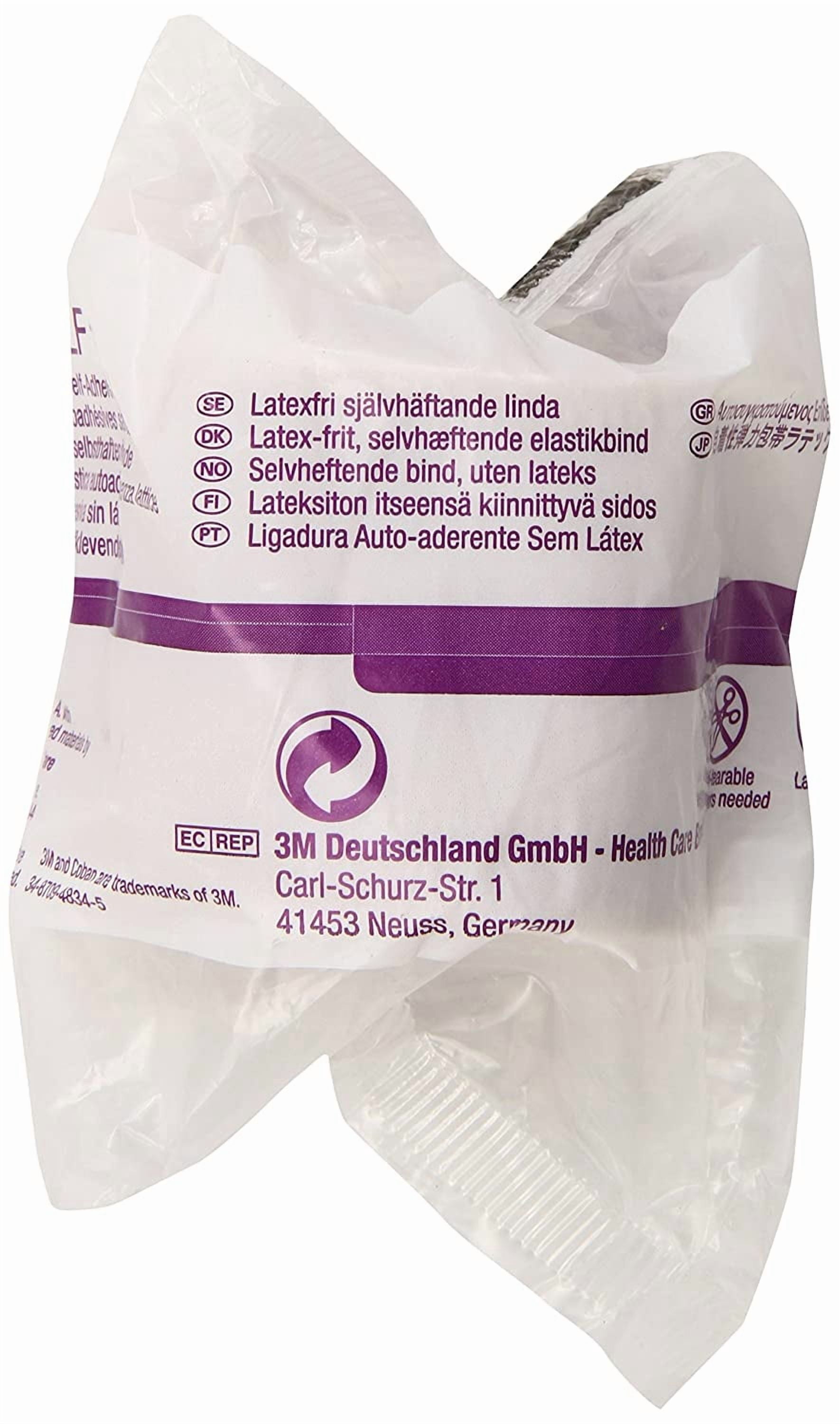 3M Coban LF Latex Free Self Adherent Wrap 2" x 5 Yards, Box of 36 by 3M