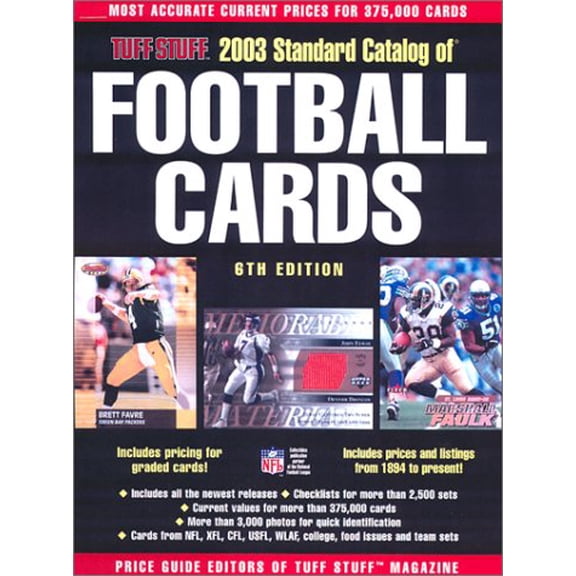 Pre-Owned 2003 Standard Catalog of Football Cards (Paperback) 0873494792 9780873494793