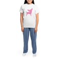thumbnail image 4 of CafePress - Pink Funny Cute Chihuahua Women's Light Pajamas - Women's Short Sleeve Print T-Shirt and Pants Light Cotton Pajama Set, 4 of 7