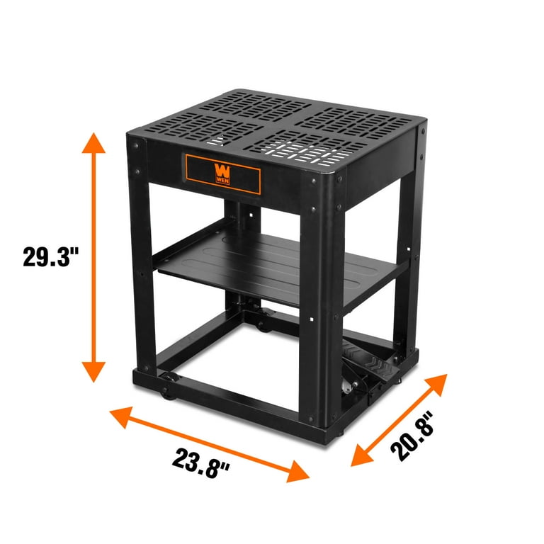 Multi-Purpose Planer Stand with Storage Shelf and Rolling Base Multi-Purpose Planer Stand with Storage Shelf and Rolling Base