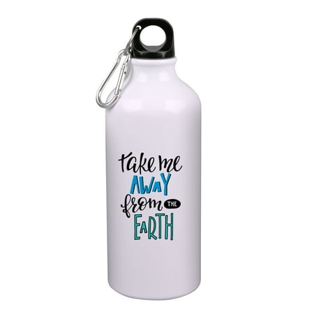 

Take me away Printed Sipper Water Bottle Sports Water Bottle Sleek Insulated For Gym School Sports Yoga Cyclists Runners Hikers Beach Goers Picnics Camping