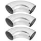 thumbnail image 1 of Tubo curvado de acero inoxidable Unique Bargains 2 pulgadas 90 grados Tono plateado, 1 of 7
