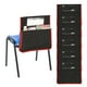 thumbnail image 1 of Bolsillos rojos para sillas Uxcell para el aula, paquete de 12, bolsillos para sillas de aula, 1 of 7