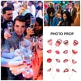 thumbnail image 2 of KAKOWELY 1 juego de accesorios para selfies con labios y boca, divertidos accesorios para selfies de fiesta, accesorios decorativos para labios, accesorios para fotomatón de fiesta., 2 of 5