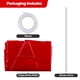 thumbnail image 2 of Banner WESTGO Happy Birthday, 40 cm, letras de lámina de mylar, color rojo, 2 of 7