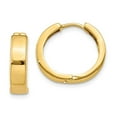 thumbnail image 1 of Quality Gold Y7910 14K Yellow Gold Round Hinged Hoop Earrings, 1 of 1