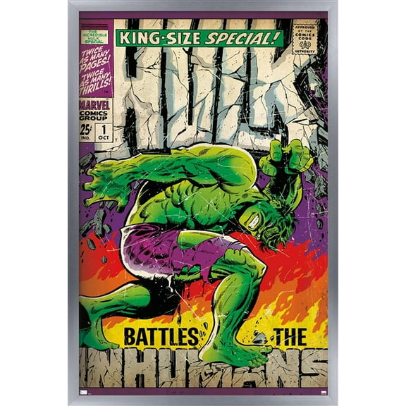 Marvel Comics - Hulk - Incredible Hulk Special #1 Wall Poster, 22.375" x 34", Framed