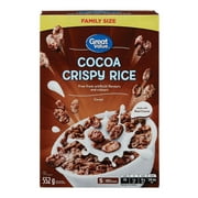 Céréales à riz croquant chocolaté Great Value