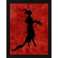 thumbnail image 2 of Marta Wiley 15x18 Black Modern Wood Framed Wall Art Titled - Red Woman Silhouette, 2 of 6