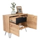 thumbnail image 2 of Mesa Auxiliar Recibidor Cleo Café Claro y Wengue Virtual Muebles, 2 of 6