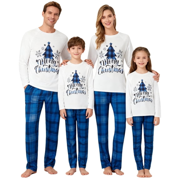 Family Matching Pajamas Sets Christmas Pjs Sleepwear Outfits for Christmas Holiday Party