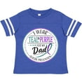 thumbnail image 3 of Inktastic Suicide Prevention- I Wear Teal and Purple for My Dad Boys or Girls Toddler T-Shirt, 3 of 5