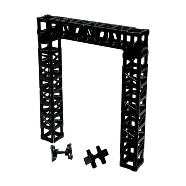 Yinanstore Model Display Items Set Organizer Cartoon Character Storage Box Model Kit Display Stand Black Model Interlocking Display Base